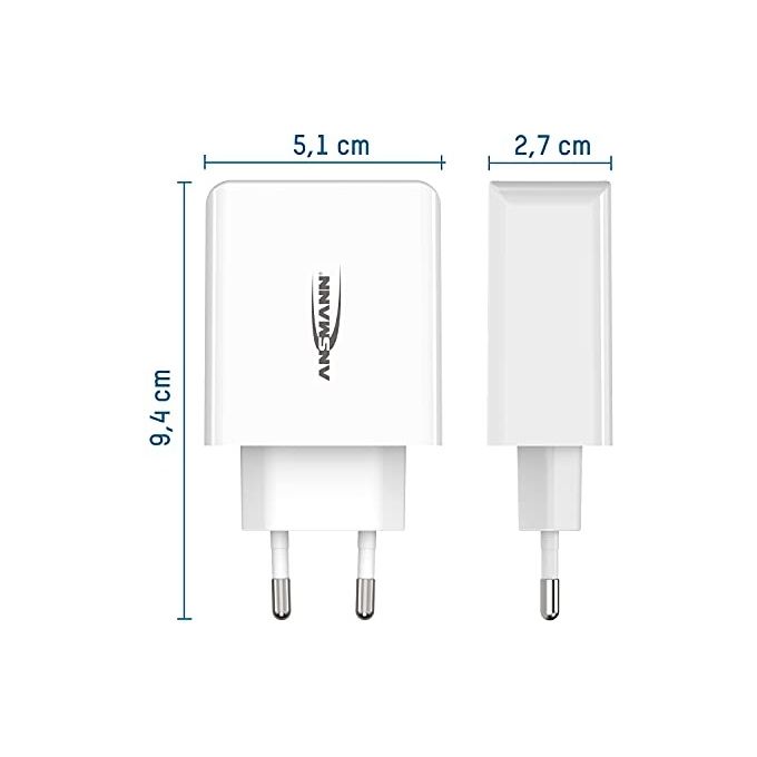 Ansmann Home HC430 Caricatore USB a 4 Porte da 30W 3000mA Bianco