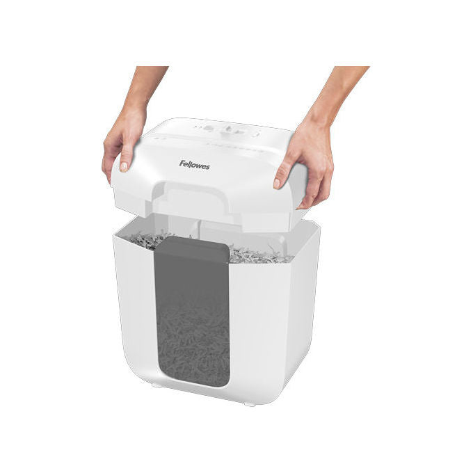 Fellowes Powershred LX 25 Shredder Taglio a particelle P4 Fino a 6 fogli 70 dB colore Bianco