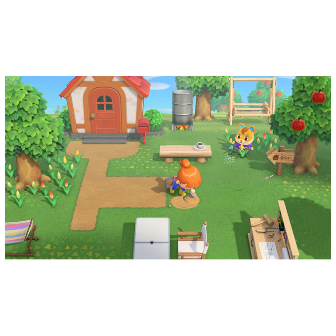 Nintendo ANIMAL-CROSSING-NEW-HORIZONS Simulazione per Nintendo Switch 2 Lingue Inglese Spagnolo Multigiocatore Supportato Edizione Standard colore Nero