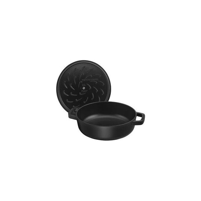 STAUB 1004756 Chistera Tegame in Ghisa 28 cm 3.7 L Induzione Forno colore Nero