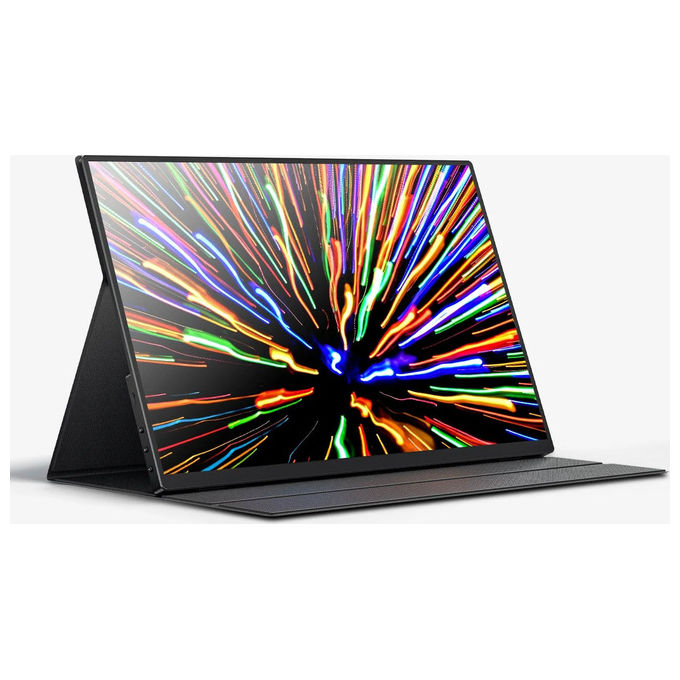 Mobile Pixels 101-1010P02 Mobile Pixel 16 Fold QHD Tastiera Ergonomica Split con Touch Screen 8 Pollici Bluetooth e Tasti Macro per Mac PC colore Nero