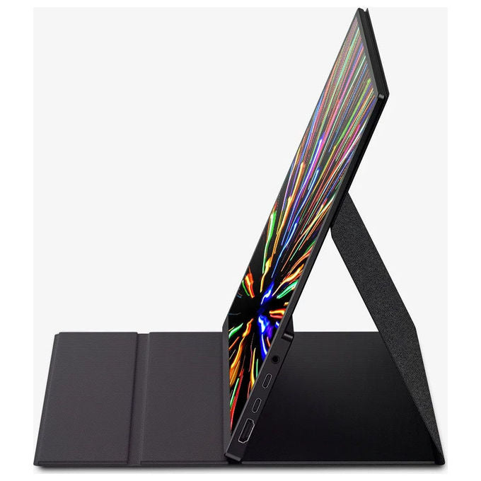 Mobile Pixels 101-1010P02 Mobile Pixel 16 Fold QHD Tastiera Ergonomica Split con Touch Screen 8 Pollici Bluetooth e Tasti Macro per Mac PC colore Nero