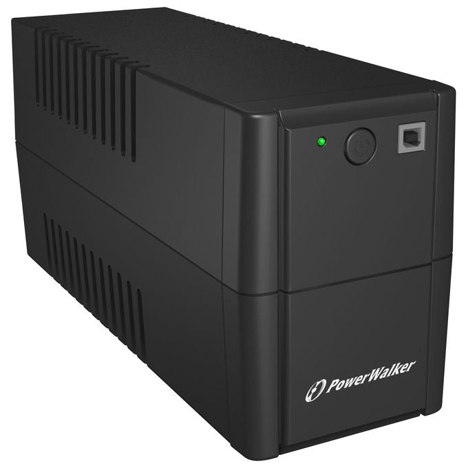 PowerWalker 10120049 VI 850 SE Gruppo di continuita' A linea interattiva 850 VA 480 W 2 prese Tipo F colore Nero