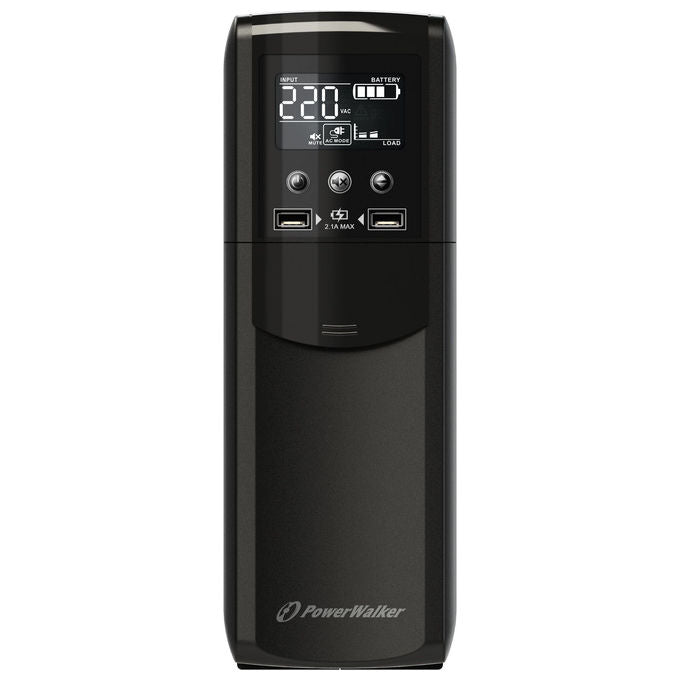 PowerWalker 10121123 VI 1200 CSW IEC Gruppo di continuita' Linea Interattiva 1200 VA 720 W 8 prese IEC colore Nero