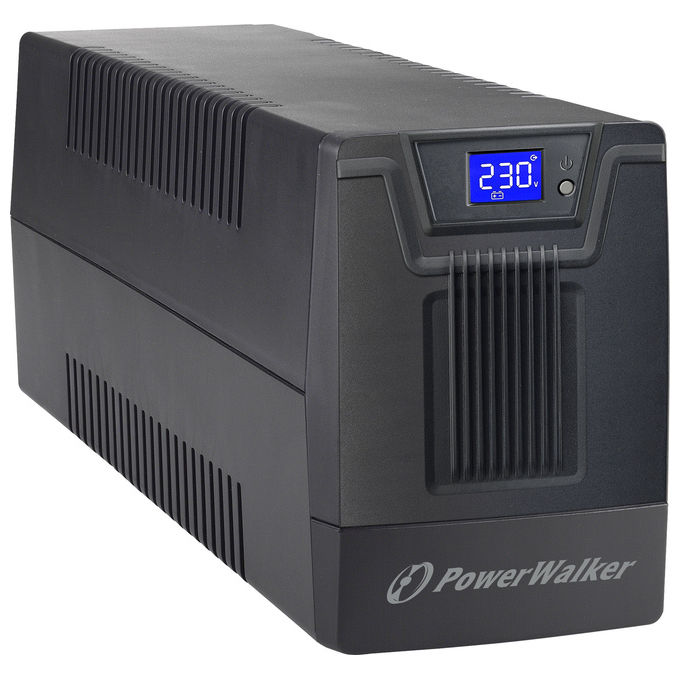 PowerWalker 10121141 VI 1000 SCL Gruppo di Continuita' A Linea Interattiva 1 kVA 600 W Tipo F LCD USB Seriale RJ11 RJ45 colore Nero
