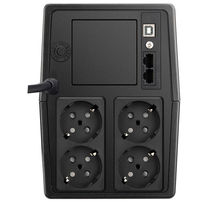PowerWalker 10121141 VI 1000 SCL Gruppo di Continuita' A Linea Interattiva 1 kVA 600 W Tipo F LCD USB Seriale RJ11 RJ45 colore Nero