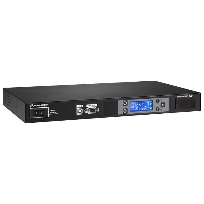 PowerWalker 10133001 RC-16A IEC Unita' di Distribuzione dell'Energia 8 Prese AC 1U colore Nero
