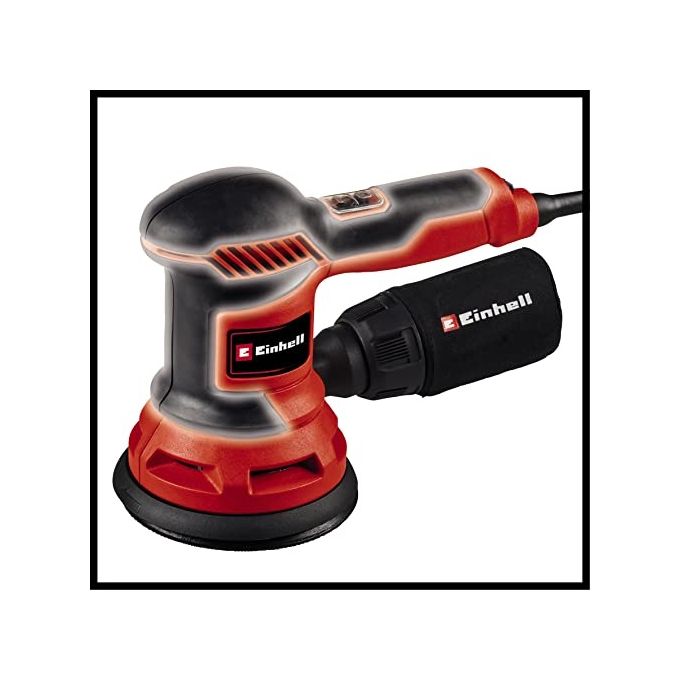 Einhell 4462005 TC-RS 425 E Levigatrice Rotorbitale 425W 125 mm 26000 OPM 6 velocita' colore Rosso