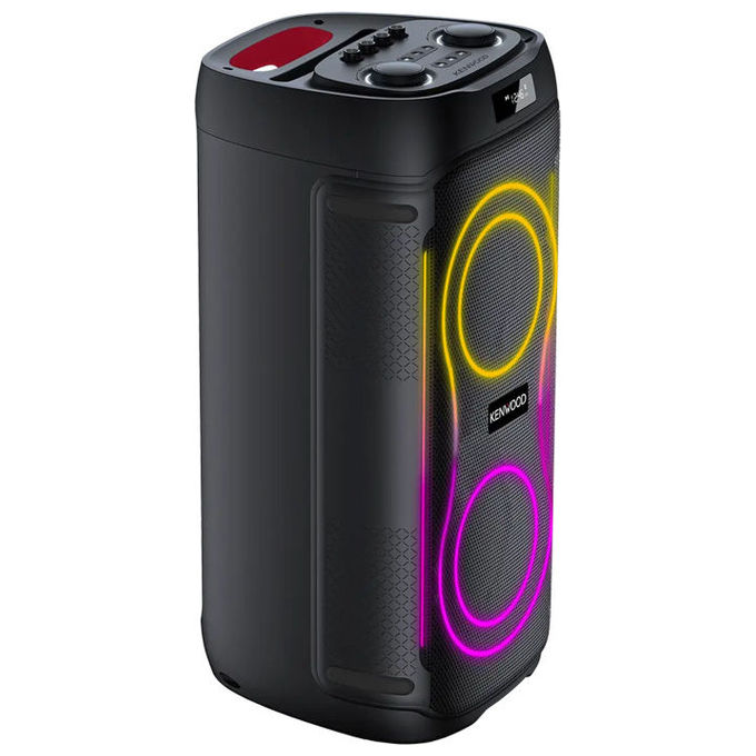 Kenwood 10138214 AS-P400BT Altoparlante Party 100W RMS Bluetooth 5.3 TWS Luci LED Batteria fino a 8h colore Nero