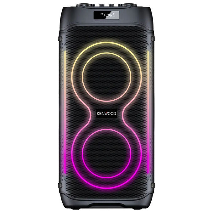 Kenwood 10138214 AS-P400BT Altoparlante Party 100W RMS Bluetooth 5.3 TWS Luci LED Batteria fino a 8h colore Nero