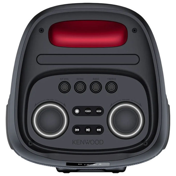 Kenwood 10138214 AS-P400BT Altoparlante Party 100W RMS Bluetooth 5.3 TWS Luci LED Batteria fino a 8h colore Nero
