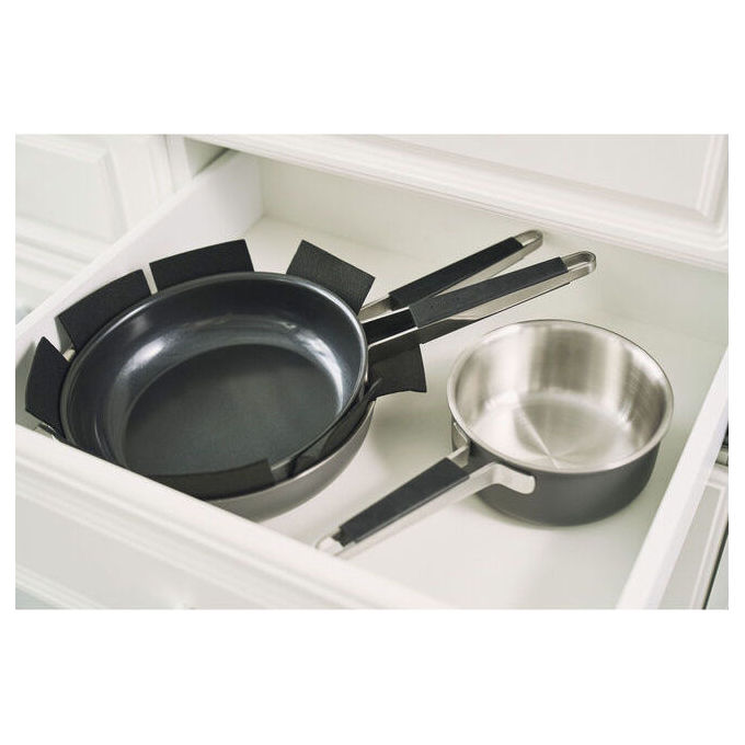 Zwilling 1028816 Pure Padella Multiuso in Acciaio Inox con Rivestimento Ceramico Antiaderente 24 cm colore Nero Grigio
