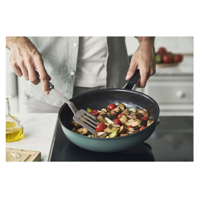 Zwilling 1028865 Pure Padella Multiuso 24 cm Rivestimento Antiaderente in Ceramica Senza PFOA PFAS PTFE colore Verde