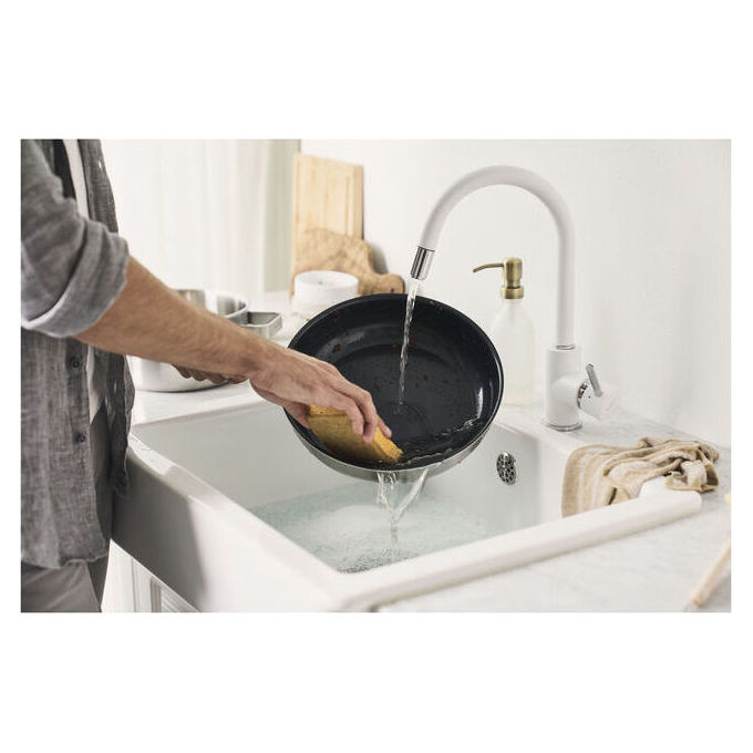 Zwilling 1028865 Pure Padella Multiuso 24 cm Rivestimento Antiaderente in Ceramica Senza PFOA PFAS PTFE colore Verde