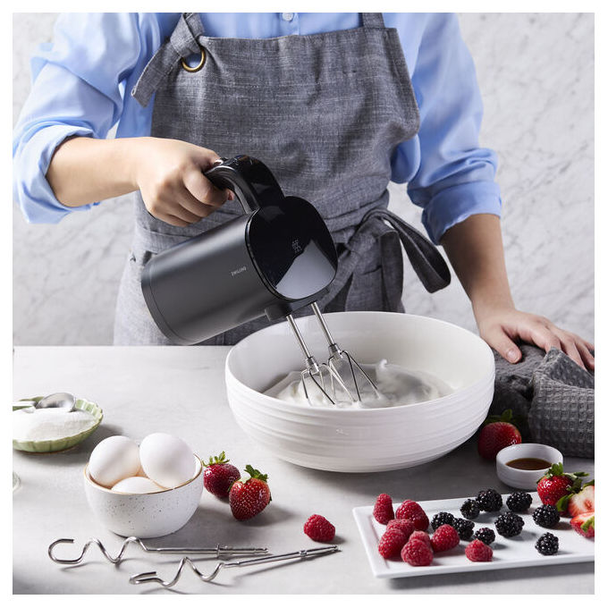 Zwilling 4009839678363 XTEND Sbattitore senza fili 250 W 3 velocita' motore BLDC batteria fino a 120 minuti colore Nero
