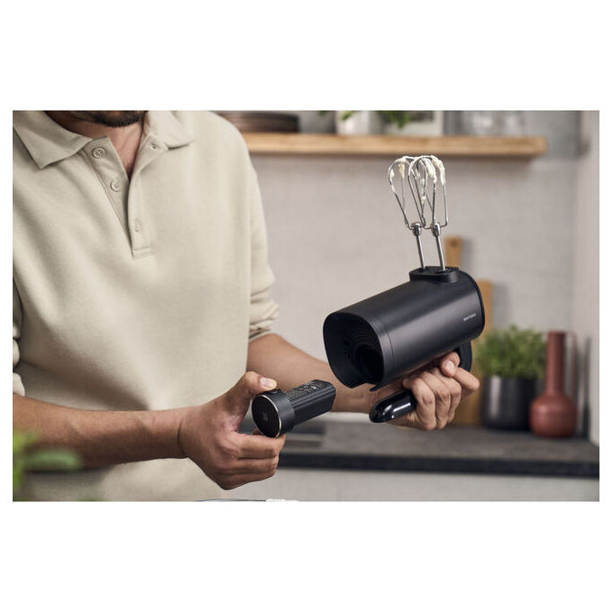 Zwilling XTEND Sbattitore Cordless 200 W 3 Velocita' Autonomia 120 Minuti Motore BLDC Batteria 12 V 3000 mAh colore Nero