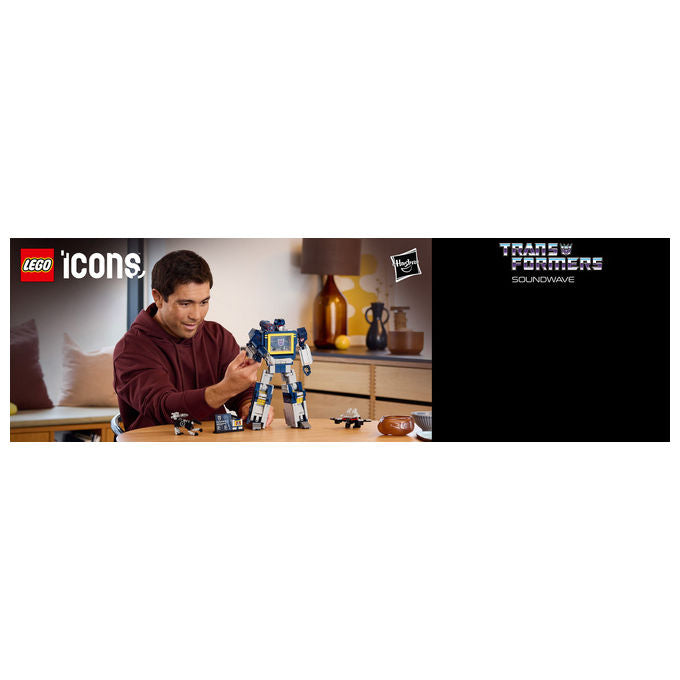 Lego 10358 Icons Set da Costruzione per Adulti con 1505 Pezzi Effetti Sonori e Modalita' Registratore a Cassetta colore Multicolore