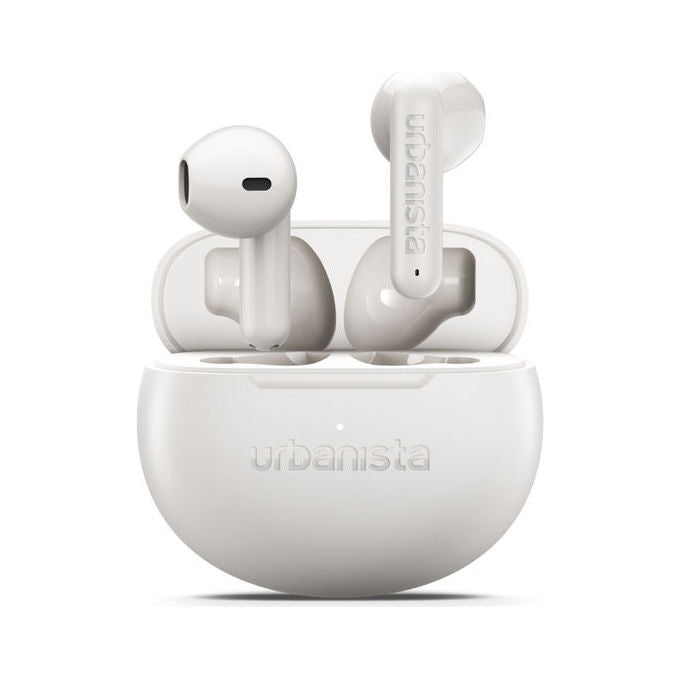 Urbanista Austin 2 auricolari true wireless, Bluetooth 6.0, 25 ore, multipoint, IPX4, microfoni ENC, bianco