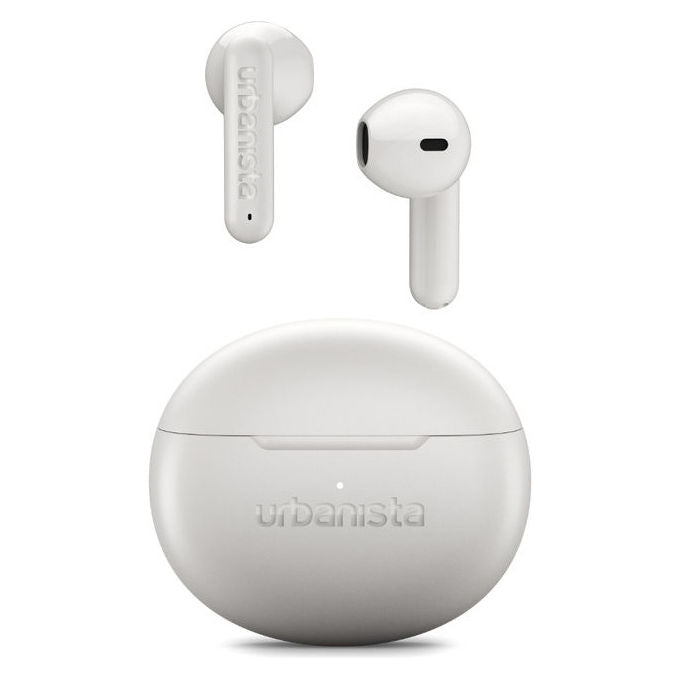 Urbanista Austin 2 auricolari true wireless, Bluetooth 6.0, 25 ore, multipoint, IPX4, microfoni ENC, bianco