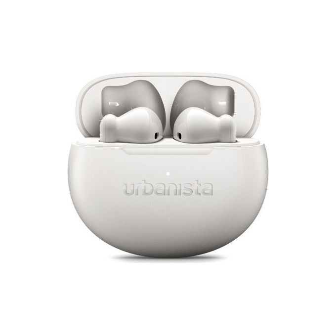 Urbanista Austin 2 auricolari true wireless, Bluetooth 6.0, 25 ore, multipoint, IPX4, microfoni ENC, bianco