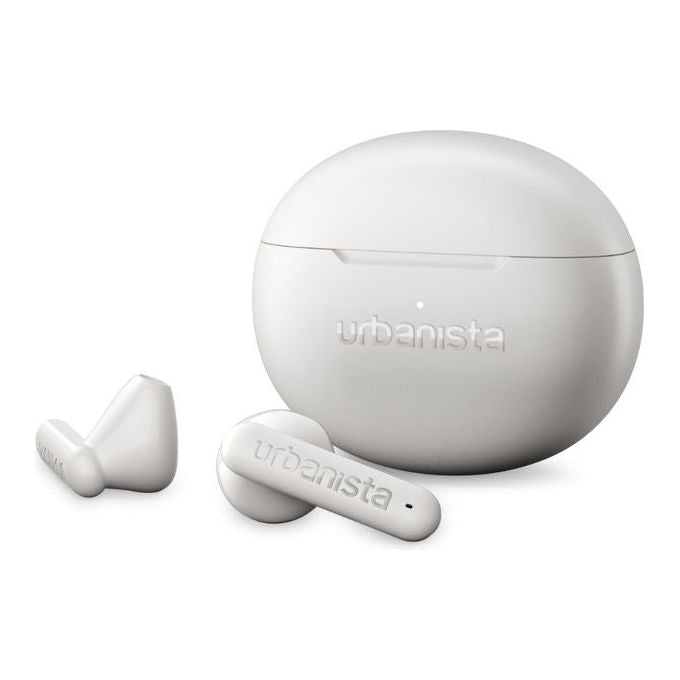 Urbanista Austin 2 auricolari true wireless, Bluetooth 6.0, 25 ore, multipoint, IPX4, microfoni ENC, bianco