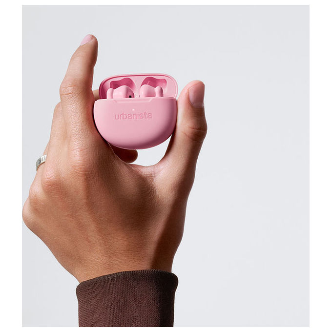 Urbanista Austin 2 auricolari true wireless, Bluetooth 6.0, 25 ore di autonomia, IPX4, multipoint, rosa