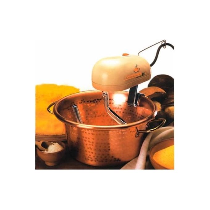 LAR 1052 Polentamatic Paiolo Elettrico in Rame Martellato 30 cm 6.5 L 8 W colore Rame
