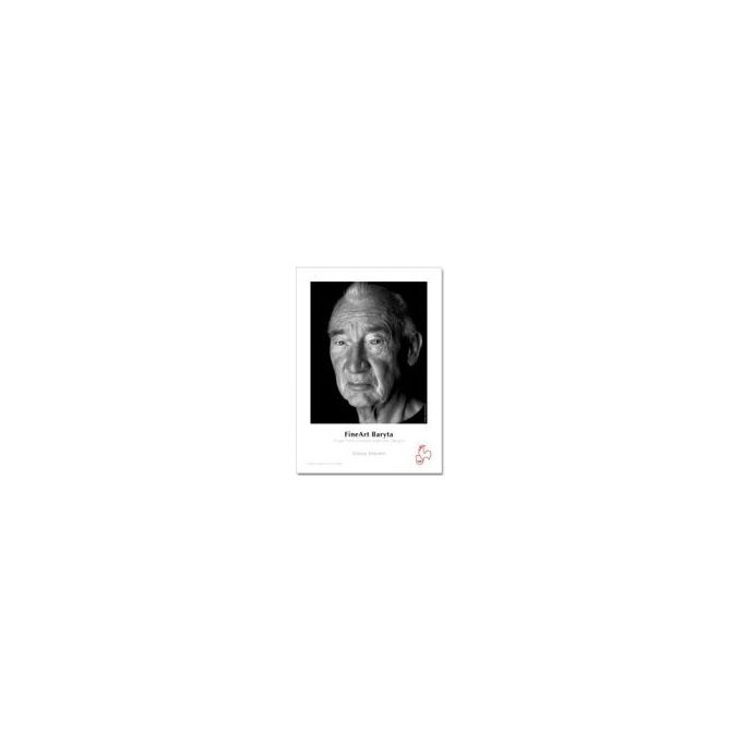 Hahnemühle HAH10641671 FineArt Baryta Carta Inkjet 325 g-m² Finitura Molto Lucida 25 Fogli A4 colore Bianco