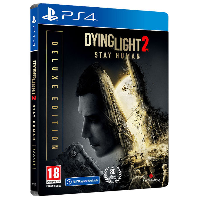 Techland Dying Light 2 Stay Human Deluxe Edition Gioco PS4 Steelbook DLC Storia Cooperativa Online PEGI 18