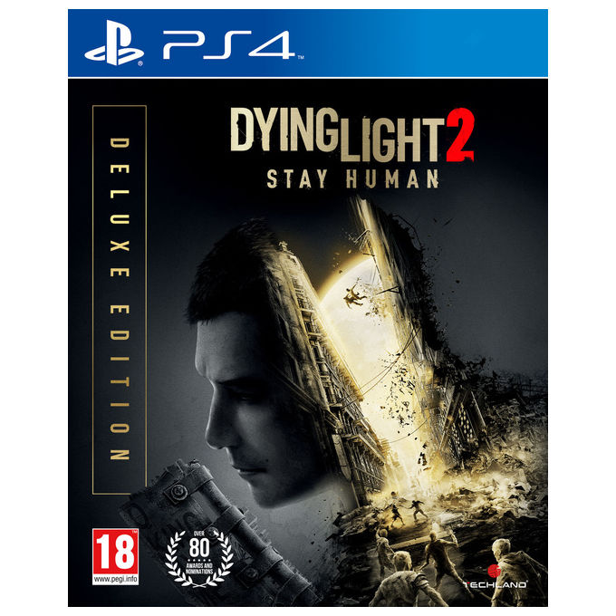 Techland Dying Light 2 Stay Human Deluxe Edition Gioco PS4 Steelbook DLC Storia Cooperativa Online PEGI 18