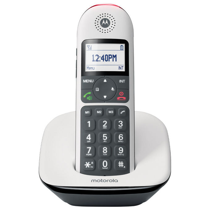 Motorola CD5001, Telefono DECT, Identificatore di chiamata, Grigio, Vivavoce