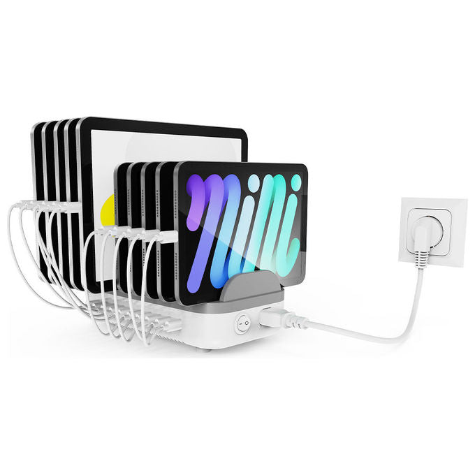 Compulocks 10PUSBCDKS-UK Organizzatore per Stazioni di Carica 10 Porte USB-C colore Nero