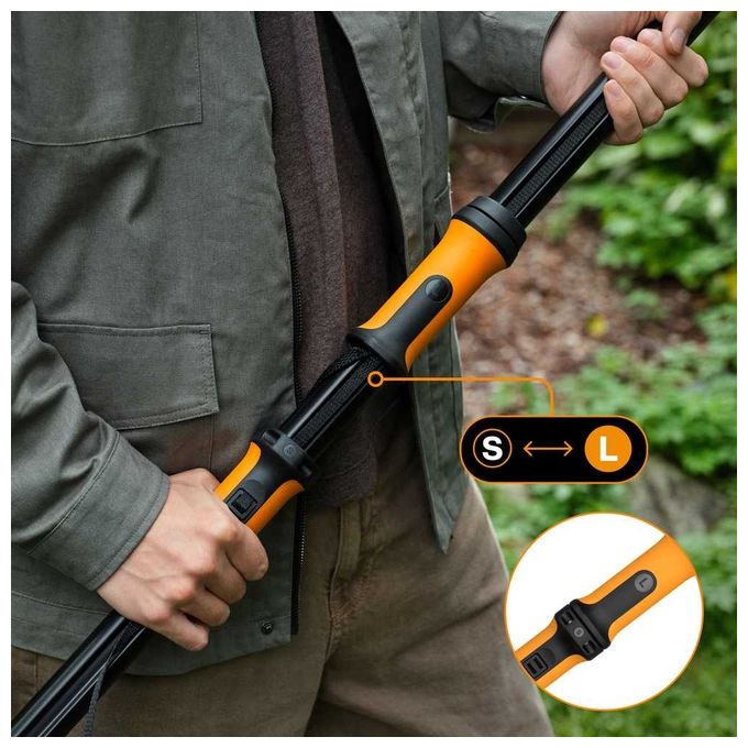 Fiskars UPX96 X-Series DualAction Svettatoio Telescopico Bypass 32 mm portata 6 m testa rotabile 230 gradi