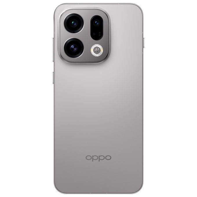 Oppo Find X9 5G, Smartphone AI, Tripla Fotocamera 50+50+50MP, 12GB RAM, 512GB ROM, Grigio Titanio
