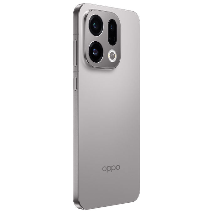 Oppo Find X9 5G, Smartphone AI, Tripla Fotocamera 50+50+50MP, 12GB RAM, 512GB ROM, Grigio Titanio