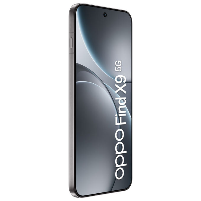 Oppo Find X9 5G, Smartphone AI, Tripla Fotocamera 50+50+50MP, 12GB RAM, 512GB ROM, Grigio Titanio