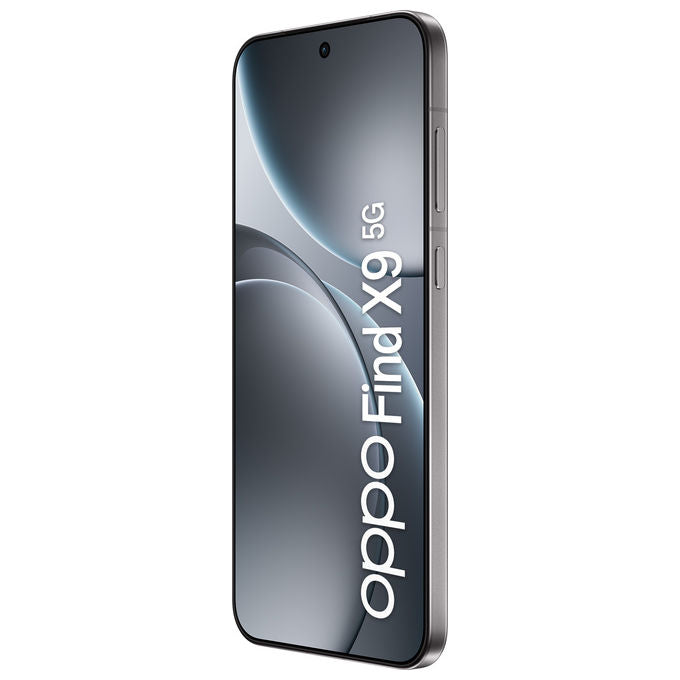 Oppo Find X9 5G, Smartphone AI, Tripla Fotocamera 50+50+50MP, 12GB RAM, 512GB ROM, Grigio Titanio