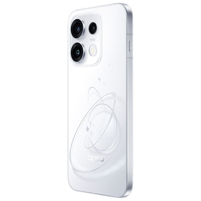 Oppo 110010237199 Reno16 Pro 5G AI Smartphone Tripla fotocamera 200+50+50MP Selfie 50MP Display 6.32'' 120HZ AMOLED FHD+ 6000mAh RAM 12GB ROM 512GB colore Bianco