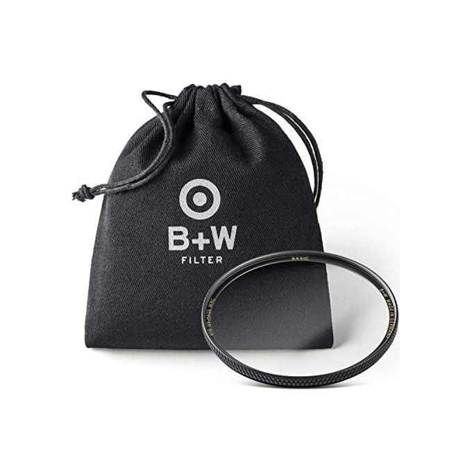B+W 1100145 Basic UV MRC Filtro UV 82mm con rivestimento multi-strato e protezione frontale colore Nero