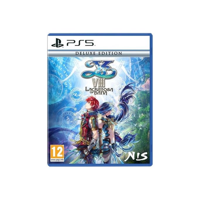 NIS America YSVIIILACRIMOSAOFDANADELUXEEDITION Ys VIII Lacrimosa of Dana Deluxe Edition RPG per PlayStation 5 Lingua Italiano PEGI 12+ colore Nero