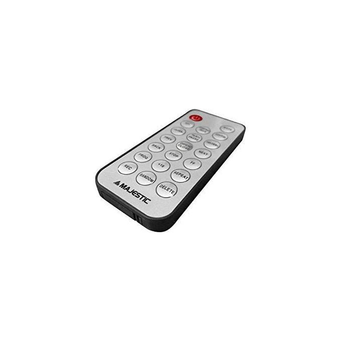 Majestic TT 38R Giradischi 33-45-78 Giri Lettore CD-MP3 Cassetta Ingresso USB-SD Recorder Nero