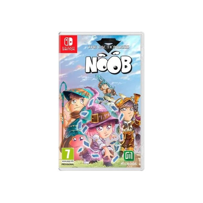 Microids 3701529509650 Noob: The Factionless Gioco per Nintendo Switch Lingue Italiano Francese Inglese Tedesco Spagnolo 1 Giocatore PEGI 7 colore Nero