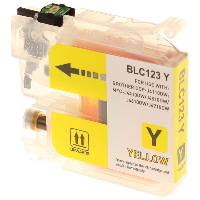 GandG, Cartuccia Inchiostro Compatibile Brother LC123Y, Giallo