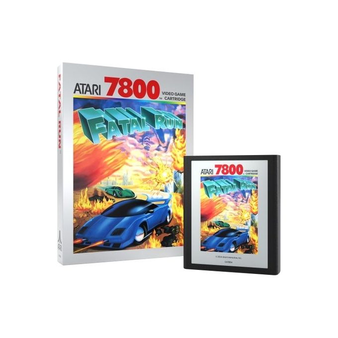 PLAION PWG-47825 Videogioco Atari Fatal Run Cartridge per Atari 2600+ 2600 7800 colore Nero