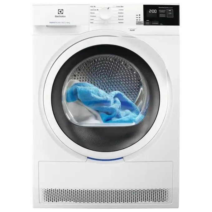 Electrolux EW7HA482 PerfectCare 700 Asciugatrice Pompa di Calore 8 Kg Classe A++ Motore Inverter GentleCare SensiCare (85x60x64 cm) colore Bianco