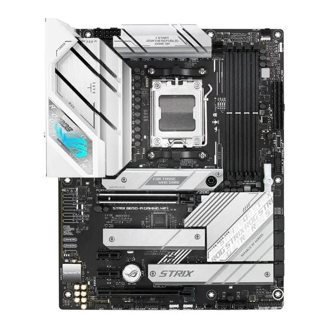 Asus ROG STRIX B650-A GAMING WIFI Scheda Madre ATX AMD B650 Socket AM5 DDR5 128 GB Wi-Fi 6E Ethernet 2.5 Gb 3xM.2 Aura Sync RGB colore Nero