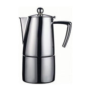 Ilsa Caffettiera moka 4 tazze per induzione in acciaio inox satinato