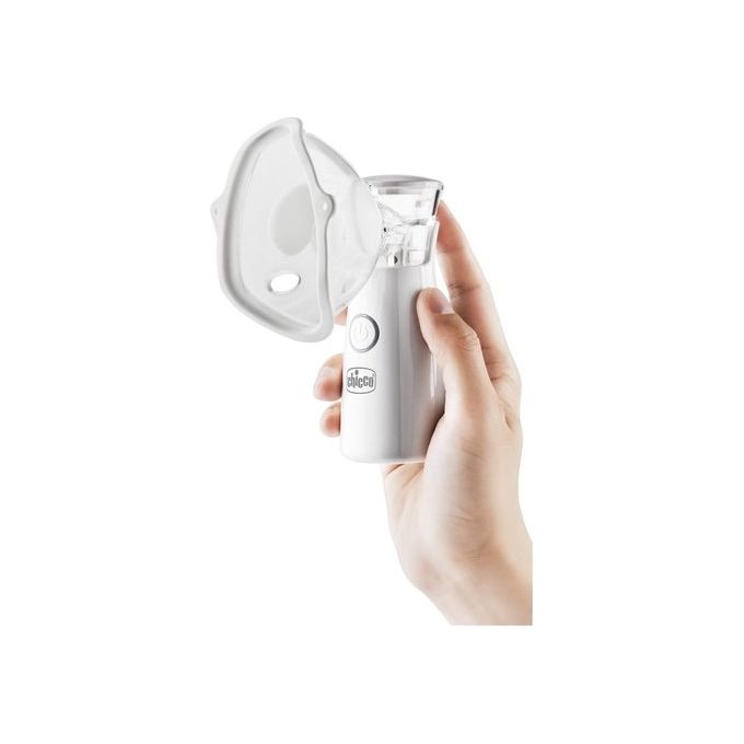 Chicco 11481000000 Easy Breath On The Go Aerosol Portatile Tecnologia Mesh Silenzioso con Batterie Incluse colore Bianco
