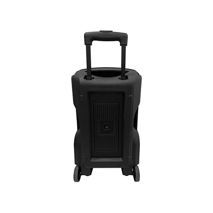 Majestic 116355 BK Flame T55 Party Speaker a Trolley Bluetooth 320W PMPO 40W RMS Woofer 12'' Tweeter 2'' Luci LED Microfono Incluso Telecomando USB Type-C MicroSD TWS colore Nero