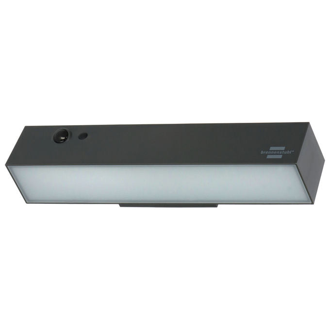 Brennenstuhl 1173740001 SOL 1000 Cubus Lampada da parete solare LED 1000 lm 4000 K Sensore di movimento IP54 colore Grigio
